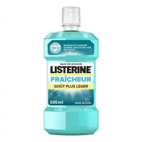 Listerine Fraîcheur gôut plus léger Bain de bouche 500 ml