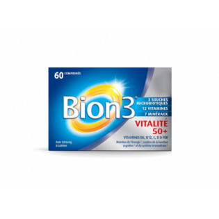 Bion 3 vitalite 50+ - Grand Format 60 comprimés