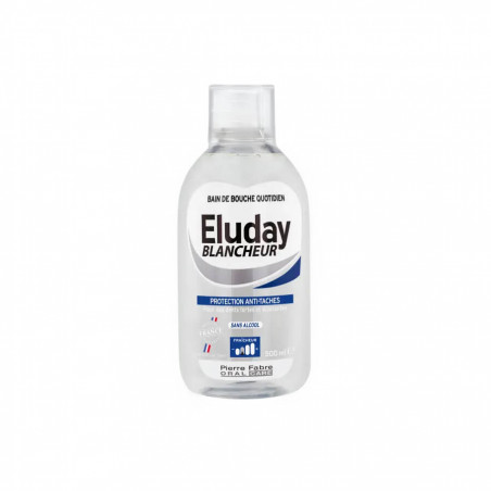 Eluday Blancheur Solution pour Bain de Bouche Protection Anti-tâches 500 ml