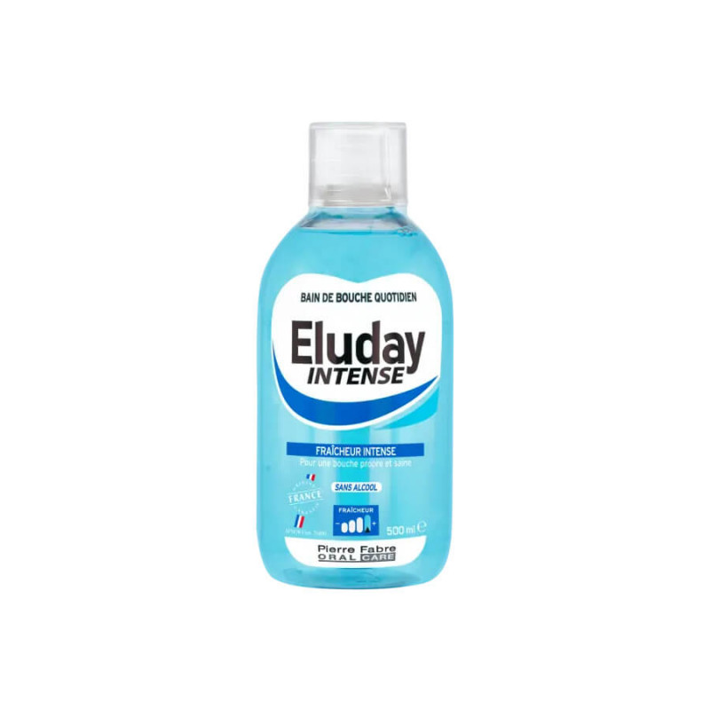 Eluday Intense Solution pour Bain de Bouche Fraîcheur Intense 500 ml