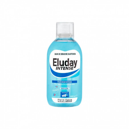 Eluday Intense Solution pour Bain de Bouche Fraîcheur Intense 500 ml