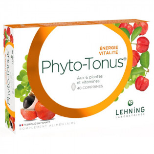 Lehning Phyto-Tonus Vitalité Fatigue 40 comprimés