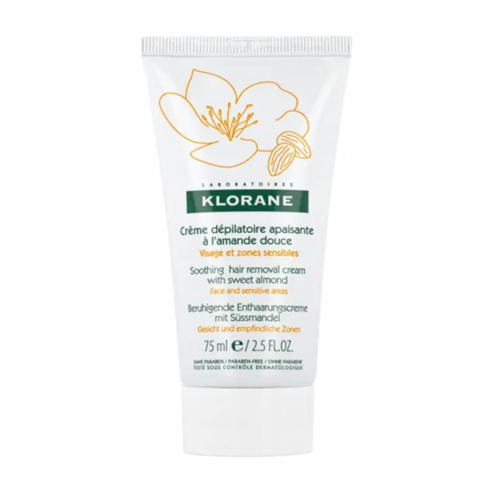 Klorane Depilatory Cream Sweet Almond 75 ml