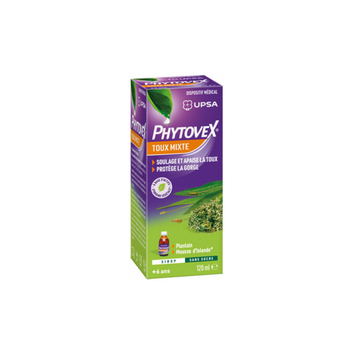 Upsa Phytovex Syrup Mixed Cough without sugar 120 ml