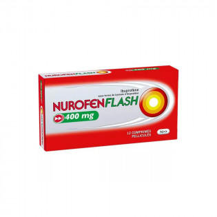 Nurofenflash 400 mg Douleurs et Fièvre 12 Comprimés