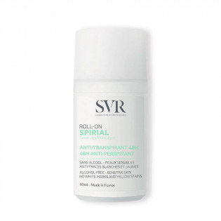 SVR Roll-on SPIRIAL avec Parfum déodorant anti-transpirant intense 48h 50 ml