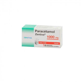 Zentiva Paracetamol 1000 mg 8 Effervescent tablets