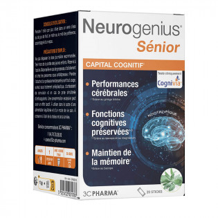 Neurogenius Senior cognitive capital 20 sticks
