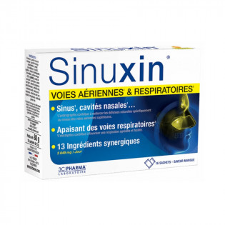 3C Pharma Sinuxin Voies aériennes & respiratoires 16 Sachets
