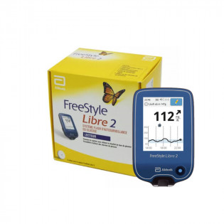 Freestyle Libre 2 Lecteur de Glycémie Système Flash d' Autosurveillance du Glucose 1 Unité diabète