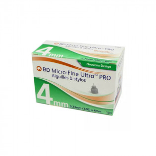 BD Micro-Fine Ultra PRO Pen Needles 0.23mm x 4mm (32G) box of 100