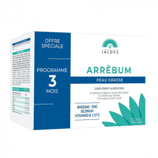 Jaldes Arrebum 3 month program for oily skin and scalp 3x60 tablets