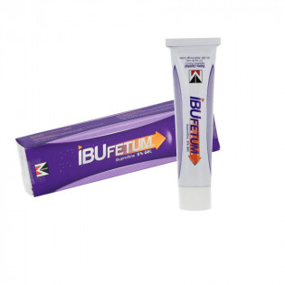 Ibufetum 5% gel Ibuprofène anti inflammatoire 60 gr