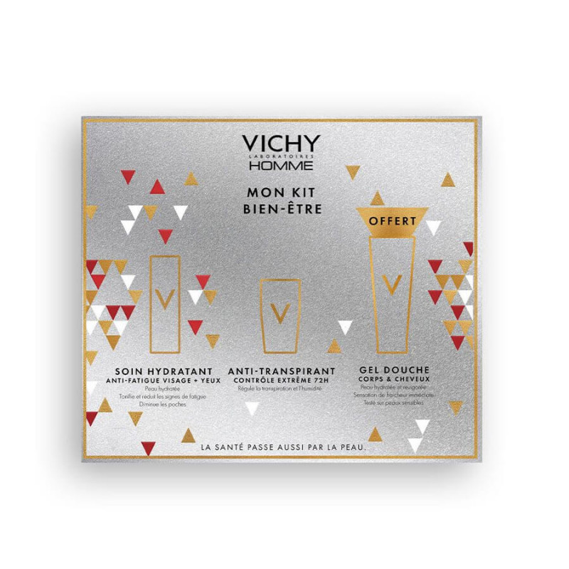 Vichy Homme Coffret kit bien être - Soins visage et corps