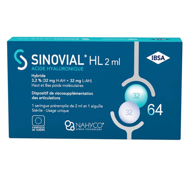 Sinovial HL Seringue préremplie 2 ml arthrose