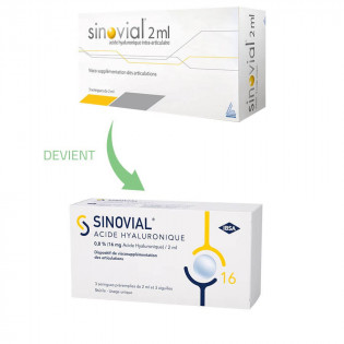 SINOVIAL 3 PREFILLED SYRINGES OF 2ML