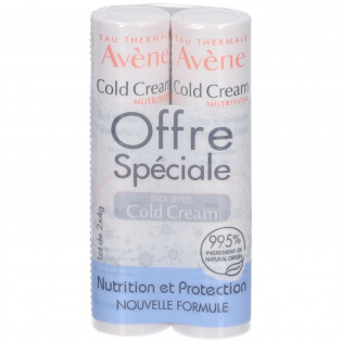 Avene Cold Cream Lip Stick Set of 2