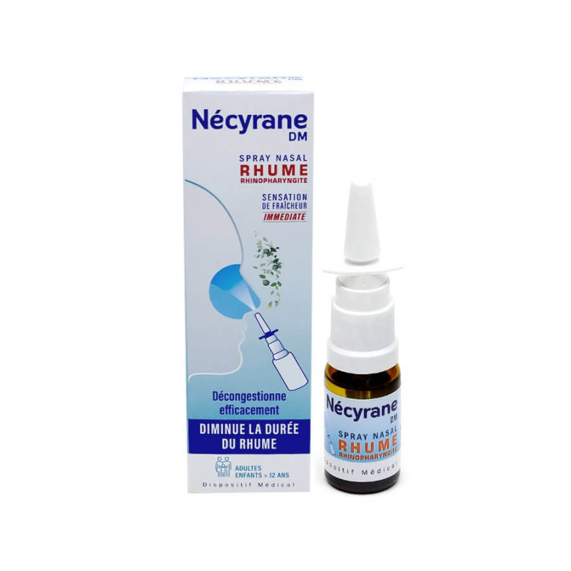 Nécyrane Solution pulvérisation nasale rhume et rhinopharyngite 10 ml