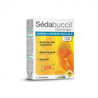 3C Pharma Sedabuccil Lemon Menthol 24 gums