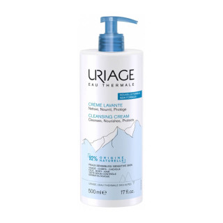 Uriage Face - Body - Hair Washing Cream 500 ml pump bottle