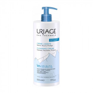 Uriage Crème lavante Visage - Corps - Cheveux flacon pompe 500 ml