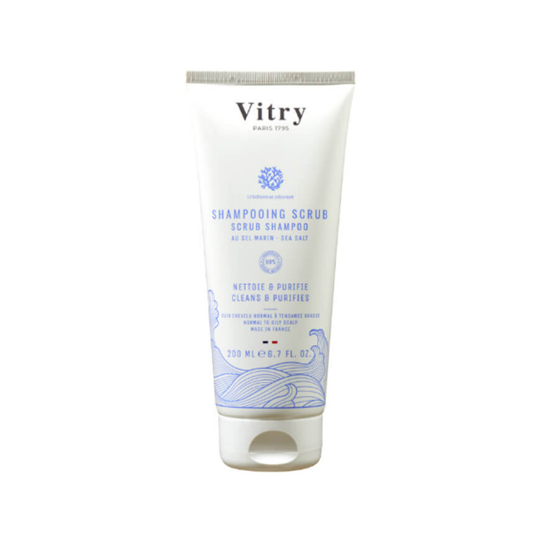 Vitry Shampooing Scrub au sel marin 200 ml