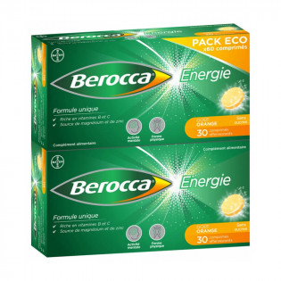 Berocca Orange Taste without sugar 60 effervescent tablets