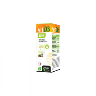 Santé Verte Vitamine D3 200UI Défenses naturelles gouttes 15 ml