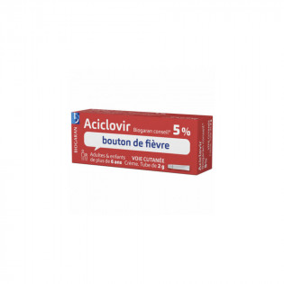 Aciclovir Biogaran 5% crème tube de 2g