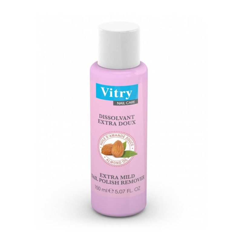 Vitry dissolvant extra doux huile amande douce 150 ml manucure ongle Vitry dissolvant extra doux huile amande douce 150 ml manucure ongle