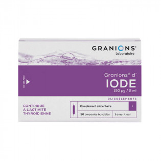 Granions d'Iode 30 ampoules buvables 2 ml 3760155210156