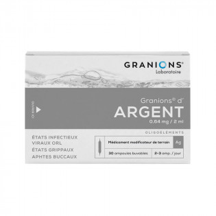 Granions d'Argent 30 ampoules buvables 2 ml 3400939438832