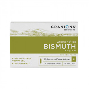 Granions de Bismuth 10 ampoules buvables 2 ml