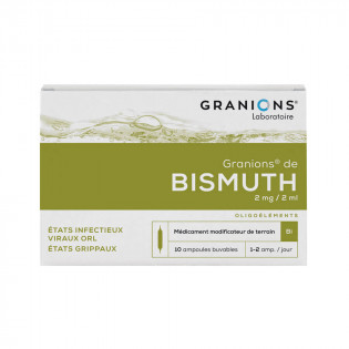 Granions of Bismuth 10 drinkable ampoules 2 ml