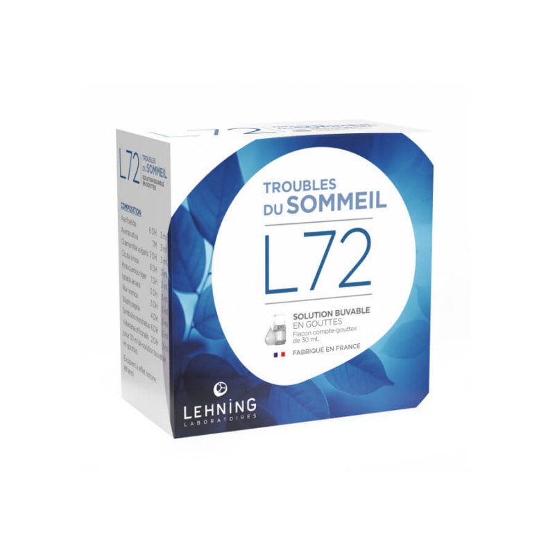 L72 LEHNING Troubles sommeil gouttes 30 ml 3400930124079