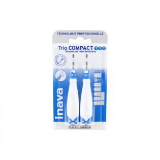 Inava Interdental Brushes Trio Compact Blue