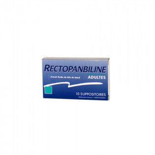 Rectopanbilin constipation 10 Suppositories adult