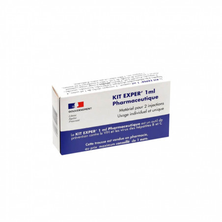 Kit Exper' Pharmaceutique 1 ml 2 injections