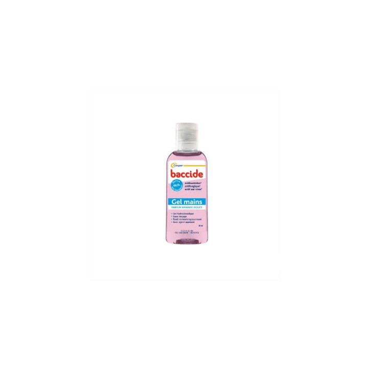 Baccide hydroalcoholic hand gel without rinsing sweet almond fragrance 30 ml