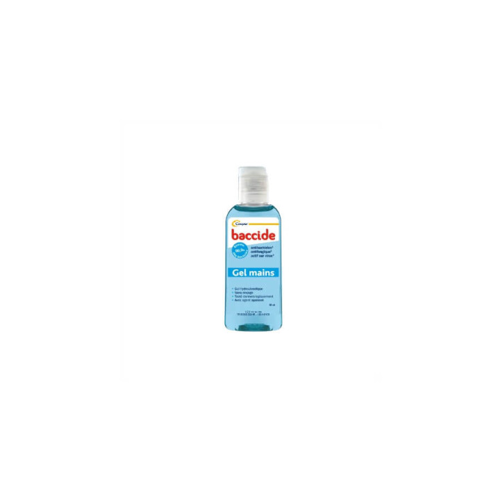 Baccide hydroalcoholic hand gel without rinsing 30 ml