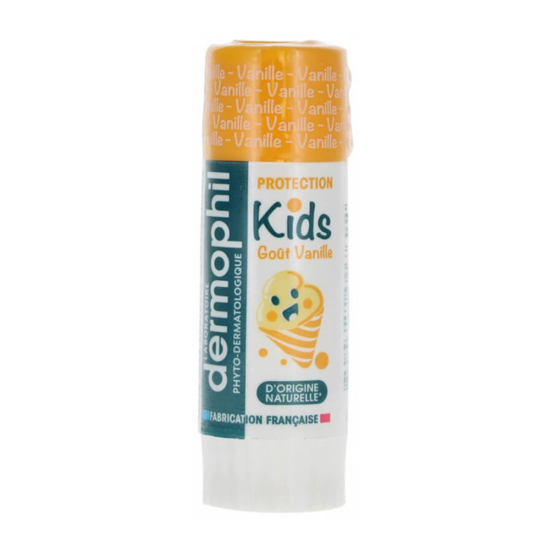 Dermophil Indien Kids Protection Lèvres 4 g Parfum Vanille Dermophil Indien Kids Protection Lèvres 4 g Parfum Vanille