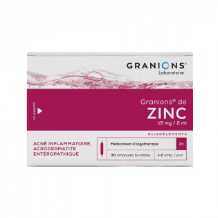 Granions of Zinc 30 drinkable ampoules 2 ml