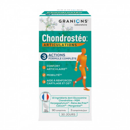 Granions Chondrostéo+ Articulations 90 Comprimés 3518681010852