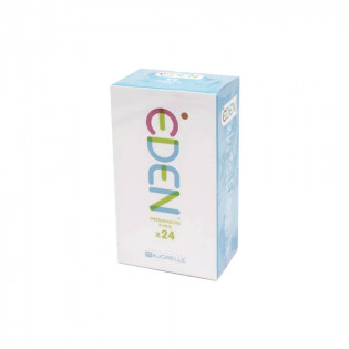 EDEN Extra Lubricated Regular Size Condoms with reservoir box of 24