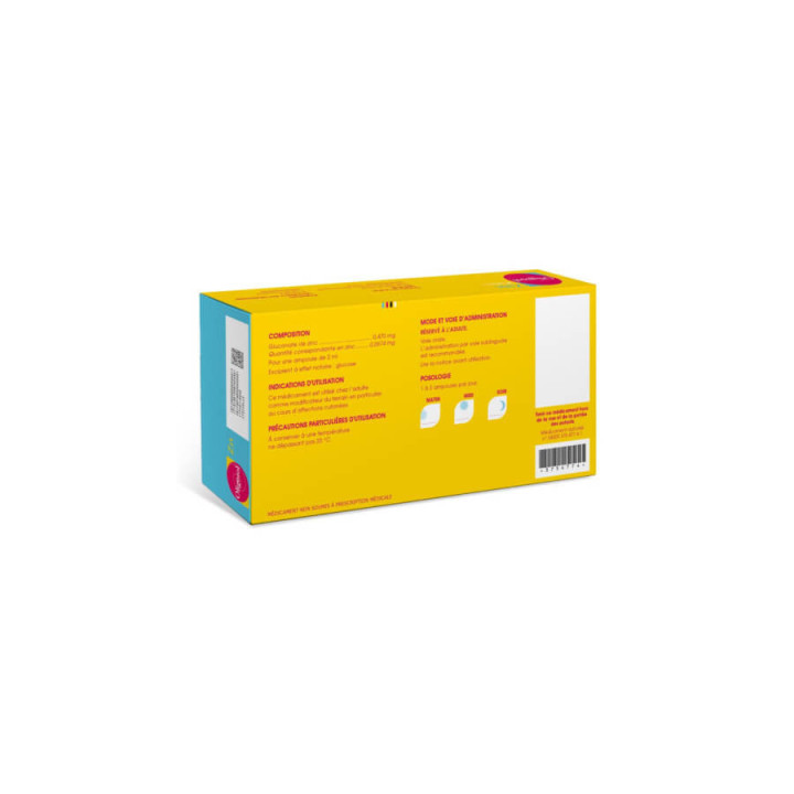 Oligosol Zinc solution buvable 28 ampoules 2 ml