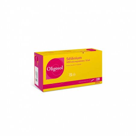 Oligosol Sélénium 100µg, solution buvable 28 ampoules 2 ml