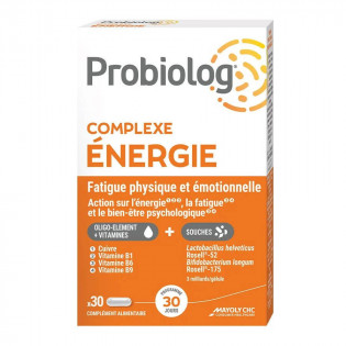 Fatigue physique et émotionnelle Probiolog Complexe Energie 30 Gélules