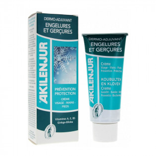 AKILENJUR Crème visage mains pieds engelures et gerçures prévention 75 ml