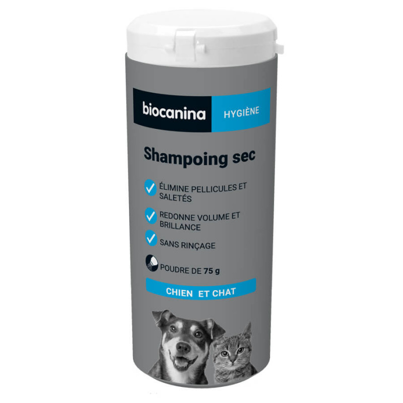 BIOCANINA SHAMPOOING SEC CHIENS ET CHATS 75G 3401142689004