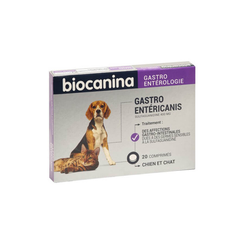 Biocanina Gastroentéricanis Chien et chat 20 comprimés 3661729237497